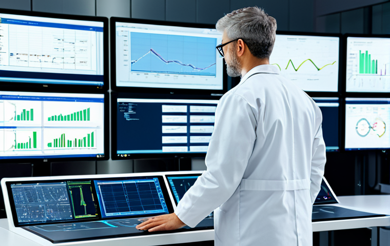 **

A professional engineer in a fully clothed, modest lab coat, standing in a bright, modern smart factory control room, monitoring digital twin data on large screens. Background includes advanced machinery and automated processes. Safe for work, appropriate content, perfect anatomy, professional, high quality render, natural pose.

**