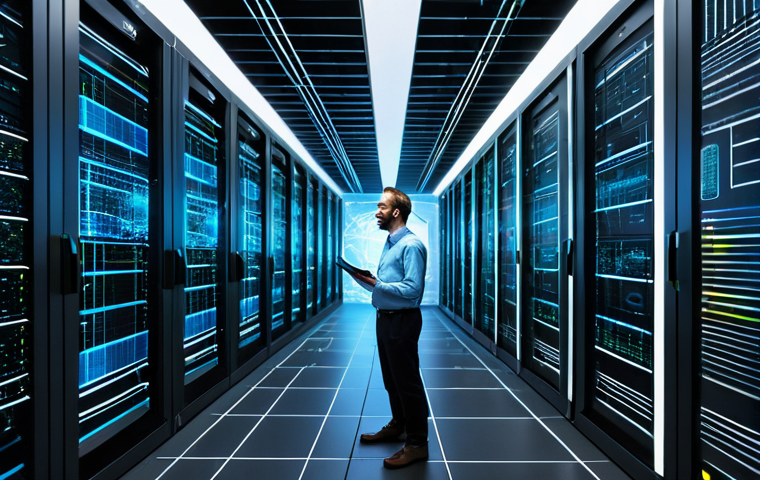 AI-Powered Supply Chain Prediction**

A diverse team of professionals in a modern data center, analyzing holographic projections of supply chain routes and data streams. AI algorithms are visualized as glowing lines and nodes, predicting future demands. Focus on collaboration and technology. Fully clothed, appropriate attire, safe for work, professional environment, perfect anatomy, correct proportions, data visualization, high quality.

**