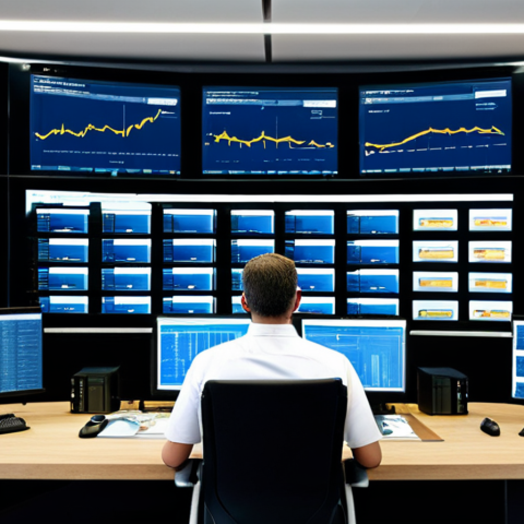 공급망관리와 업계 표준 준수 - Data-Driven Supply Chain**

"A modern control room with large monitors displaying real-time supply c...
