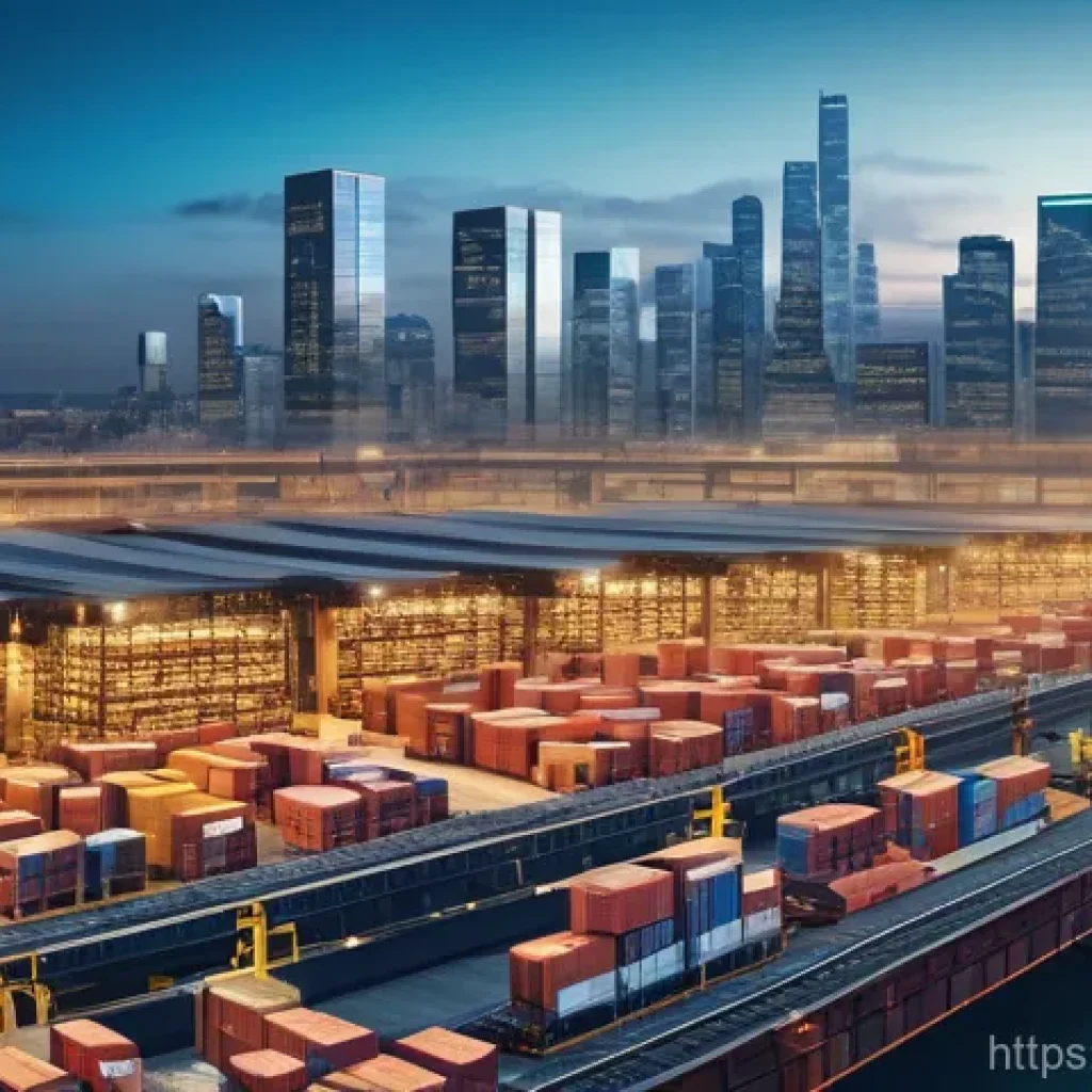 SCM 전문가 인터뷰 시리즈 - **Prompt 1: Global Interconnected Supply Chain Resilience**
    "A wide-angle, cinematic shot depict...