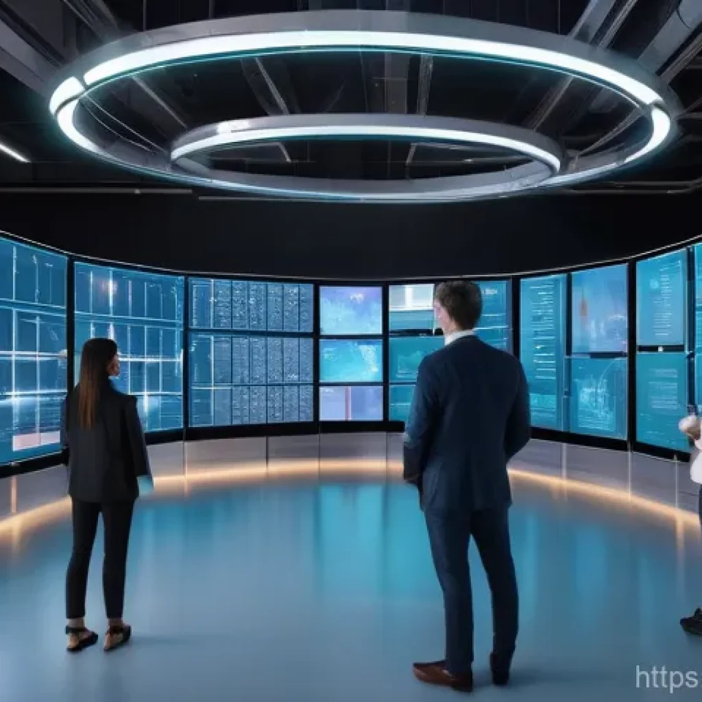 공급망관리와 제조 혁신 사례 - **Prompt 1: AI and Blockchain Transforming Supply Chain**
    A futuristic, brightly lit warehouse o...