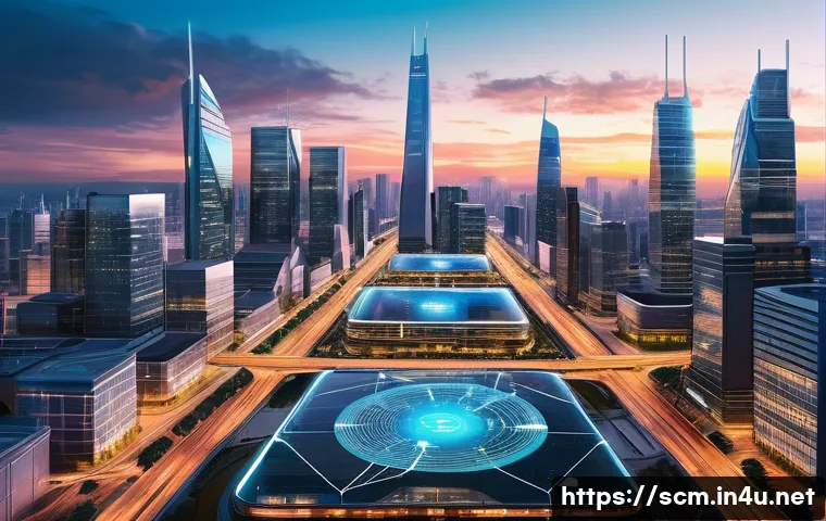 공급망관리 실무에서의 시간 관리 기법 - **Prompt 1: Agile Global Supply Chain in a Dynamic Cityscape**
    "A vibrant, high-angle shot of a ...