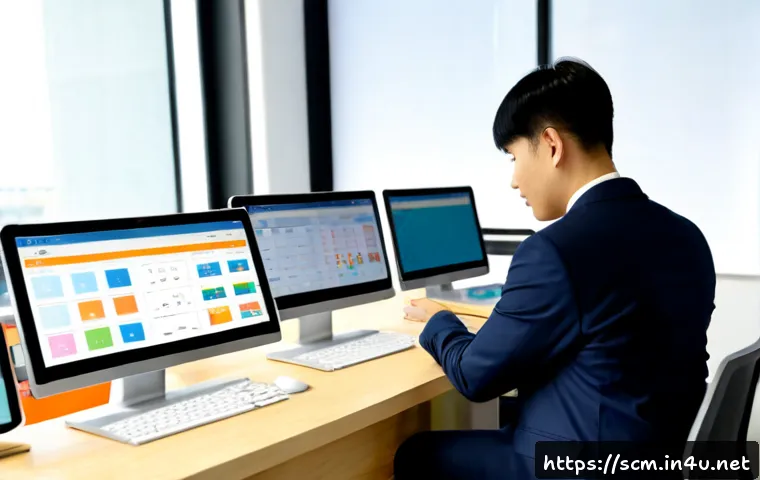 SCM 실무에서의 비용 효율성 개선 - Photorealistic supply chain cost-efficiency planning scene, diverse logistics manager and warehouse ...